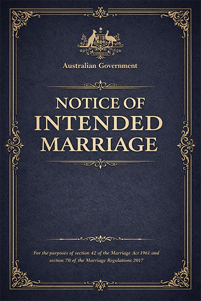 Notice of Intended Marriage